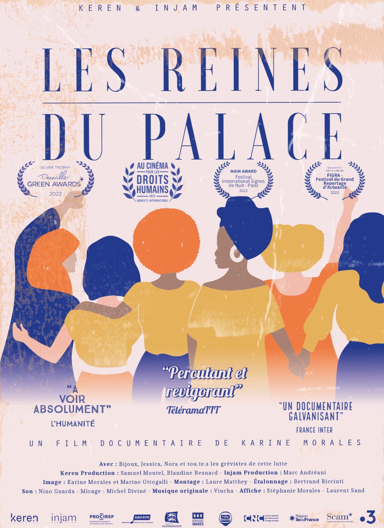 Affiche lauriers + presse – Les Reines du Palace Affiche lauriers + presse - Les Reines du Palace
